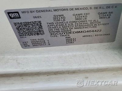 Zdjęcie 14 z 14 samochodu: 2021 CHEVROLET SILVERADO K1500 LT VIN:3GCUYDED8MG404422 - miniatura