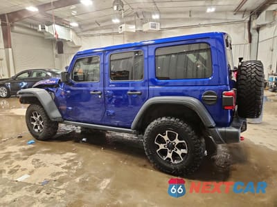 Drugie zdjęcie samochodu z przodu: 2020 JEEP WRANGLER UNLIMITED RUBICON VIN:1C4HJXFG2LW186414 - miniatura