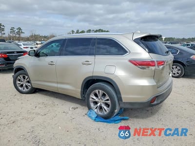 Drugie zdjęcie samochodu z przodu: 2015 TOYOTA HIGHLANDER XLE VIN:5TDKKRFH2FS093453 - miniatura