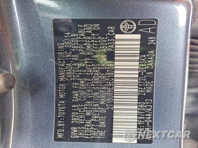 Zdjęcie 13 z 13 samochodu: 2014 TOYOTA COROLLA S PLUS VIN:2T1BURHE9EC187088 - miniatura