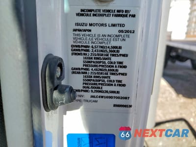 Zdjęcie 13 z 13 samochodu: 2013 ISUZU NPR HD BOX TRUCK VIN:JALC4W169D7002087 - miniatura