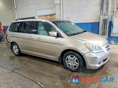 Czwarte zdjęcie samochodu z boku: 2007 HONDA ODYSSEY EXL VIN:5FNRL38667B101242 - miniatura