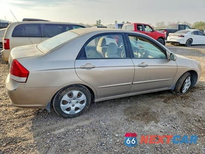 Trzecie zdjęcie samochodu z tyłu: 2007 KIA SPECTRA VIN:KNAFE121575434528 - miniatura