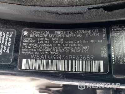 Zdjęcie 12 z 12 samochodu: 2004 BMW 325 XI VIN:WBAEU33434PF62689 - miniatura