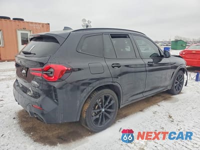 Trzecie zdjęcie samochodu z tyłu: 2023 BMW X3 XDRIVE30I VIN:5UX53DP04P9N54673 - miniatura