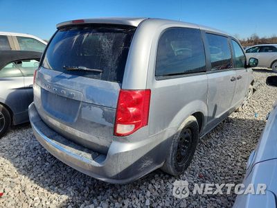 Trzecie zdjęcie samochodu z tyłu: 2019 DODGE GRAND CARAVAN SE VIN:2C4RDGBGXKR798675 - miniatura