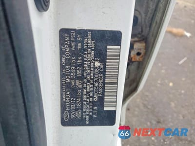 Zdjęcie 12 z 12 samochodu: 2013 HYUNDAI ACCENT GS VIN:KMHCT5AE7DU087742 - miniatura