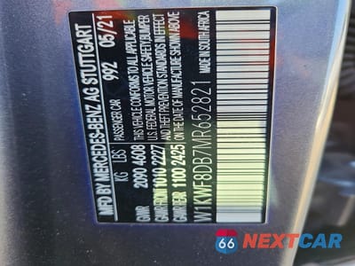 Zdjęcie 12 z 12 samochodu: 2021 MERCEDES-BENZ C 300 VIN:W1KWF8DB7MR652821 - miniatura