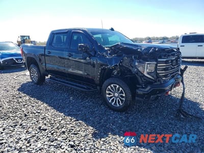 Czwarte zdjęcie samochodu z boku: 2023 GMC SIERRA K1500 AT4 VIN:1GTUUEE87PZ194274 - miniatura