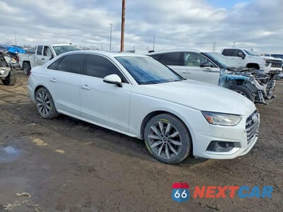 Czwarte zdjęcie samochodu z boku: 2021 AUDI A4 PREMIUM 40 VIN:WAUABAF46MA035850 - miniatura