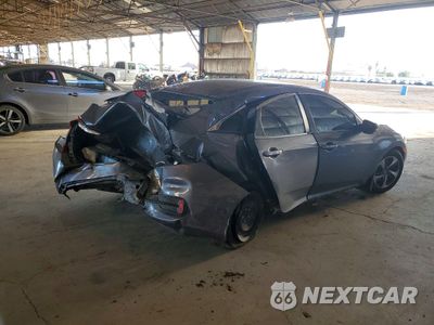 Trzecie zdjęcie samochodu z tyłu: 2021 HONDA CIVIC LX VIN:2HGFC2F68MH525917 - miniatura