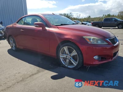 Czwarte zdjęcie samochodu z boku: 2012 LEXUS IS 350C BASE VIN:JTHFE2C2XC2508195 - miniatura