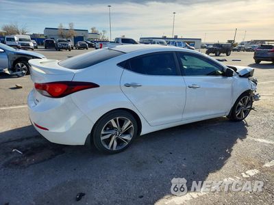 Trzecie zdjęcie samochodu z tyłu: 2015 HYUNDAI ELANTRA LIMITED VIN:5NPDH4AE3FH616508 - miniatura