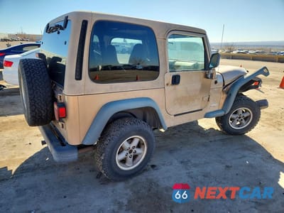 Trzecie zdjęcie samochodu z tyłu: 1999 JEEP WRANGLER / TJ SPORT VIN:1J4FY19S0XP407289 - miniatura