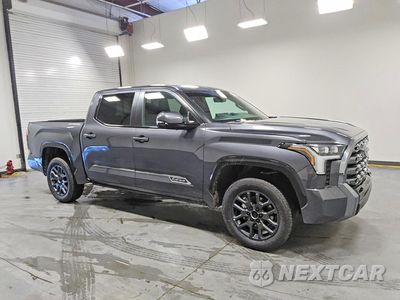 Czwarte zdjęcie samochodu z boku: 2026 TOYOTA TUNDRA PLATINUM VIN:5TFNA5DB0TX376916 - miniatura