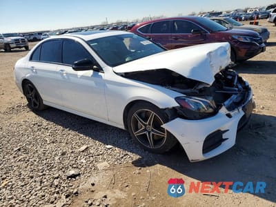 Czwarte zdjęcie samochodu z boku: 2018 MERCEDES-BENZ E 300 VIN:WDDZF4JB7JA387838 - miniatura