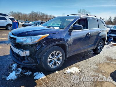 2015 TOYOTA HIGHLANDER XLE 5TDJKRFH3FS142929 - główne zdjęcie licytacji z USA - miniatura