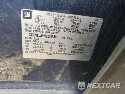 Zdjęcie 13 z 13 samochodu: 2017 GMC ACADIA SLE VIN:1GKKNLLA9HZ266368 - miniatura