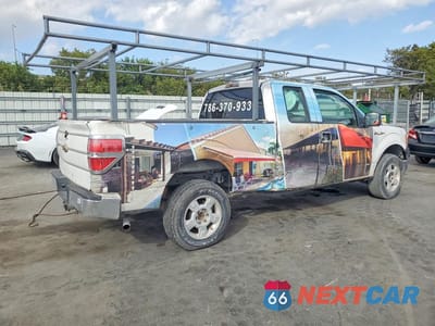 Trzecie zdjęcie samochodu z tyłu: 2010 FORD F150 SUPER CAB VIN:1FTEX1EW4AFB10925 - miniatura