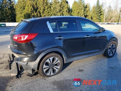 Trzecie zdjęcie samochodu z tyłu: 2011 KIA SPORTAGE SX VIN:KNDPC3A62B7110553 - miniatura