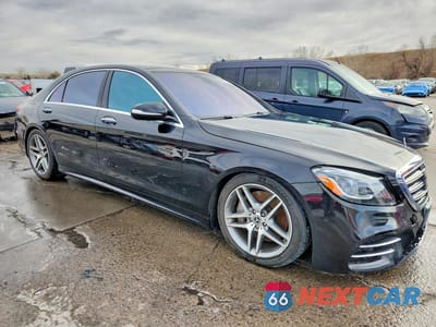 Czwarte zdjęcie samochodu z boku: 2019 MERCEDES-BENZ S 450 4MATIC VIN:WDDUG6EB7KA429018 - miniatura