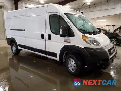 Czwarte zdjęcie samochodu z boku: 2019 RAM PROMASTER 2500 DELIVERY VAN VIN:3C6TRVDG0KE501480 - miniatura