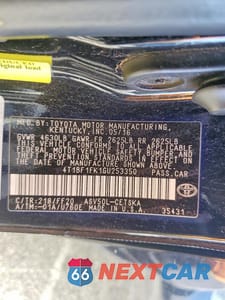 Zdjęcie 12 z 12 samochodu: 2016 TOYOTA CAMRY LE VIN:4T1BF1FK1GU253350 - miniatura