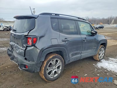 Trzecie zdjęcie samochodu z tyłu: 2023 JEEP RENEGADE LIMITED VIN:ZACNJDD17PPP44449 - miniatura