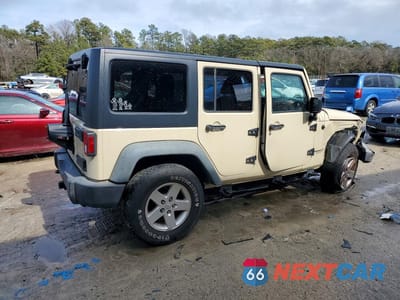 Trzecie zdjęcie samochodu z tyłu: 2011 JEEP WRANGLER UNLIMITED SPORT VIN:1J4BA3H11BL579547 - miniatura