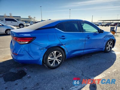 Trzecie zdjęcie samochodu z tyłu: 2020 NISSAN SENTRA SV VIN:3N1AB8CV5LY262209 - miniatura