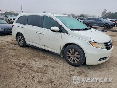 Czwarte zdjęcie samochodu z boku: 2014 HONDA ODYSSEY EXL VIN:5FNRL5H63EB134515 - miniatura
