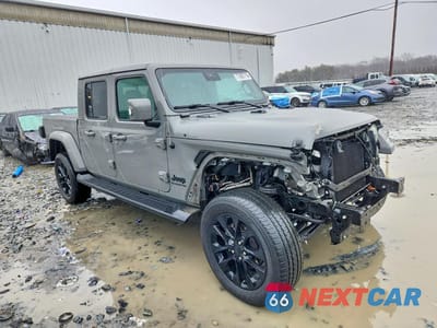 Czwarte zdjęcie samochodu z boku: 2022 JEEP GLADIATOR OVERLAND VIN:1C6JJTFM7NL112580 - miniatura