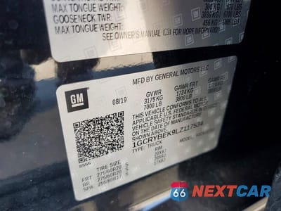 Zdjęcie 12 z 12 samochodu: 2020 CHEVROLET SILVERADO K1500 CUSTOM VIN:1GCRYBEK9LZ117534 - miniatura