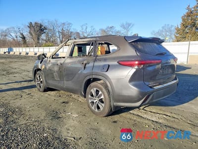 Drugie zdjęcie samochodu z przodu: 2020 TOYOTA HIGHLANDER XLE VIN:5TDGZRBH1LS006998 - miniatura