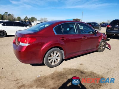 Trzecie zdjęcie samochodu z tyłu: 2012 SUBARU LEGACY 2.5I VIN:4S3BMBA68C3022164 - miniatura