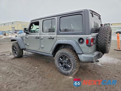 Drugie zdjęcie samochodu z przodu: 2021 JEEP WRANGLER UNLIMITED SPORT VIN:1C4HJXDN7MW859376 - miniatura