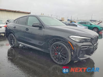 Czwarte zdjęcie samochodu z boku: 2023 BMW X6 XDRIVE40I VIN:5UXCY6C00P9N92430 - miniatura
