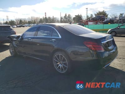 Drugie zdjęcie samochodu z przodu: 2018 MERCEDES-BENZ S 560 4MATIC VIN:WDDUG8GB0JA405389 - miniatura