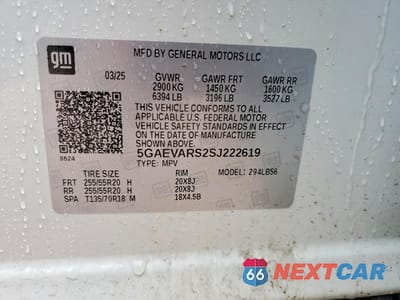 Zdjęcie 13 z 14 samochodu: 2025 BUICK ENCLAVE PREFERRED VIN:5GAEVARS2SJ222619 - miniatura