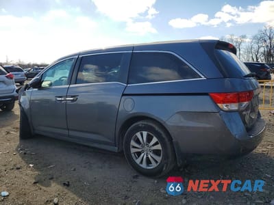 Drugie zdjęcie samochodu z przodu: 2016 HONDA ODYSSEY EXL VIN:5FNRL5H6XGB038416 - miniatura