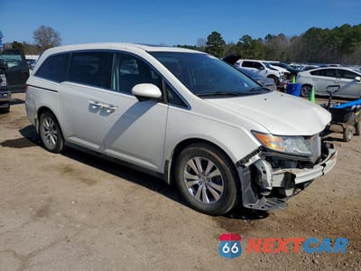 Czwarte zdjęcie samochodu z boku: 2017 HONDA ODYSSEY EXL VIN:5FNRL5H66HB003003 - miniatura