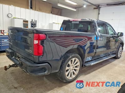 Trzecie zdjęcie samochodu z tyłu: 2019 CHEV SILVERADO K1500 HIGH COUNTRY VIN:1GCUYHEL6KZ224108 - miniatura