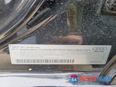 Zdjęcie 13 z 13 samochodu: 2012 AUDI S4 PRESTIGE VIN:WAUKGAFLXCA050928 - miniatura