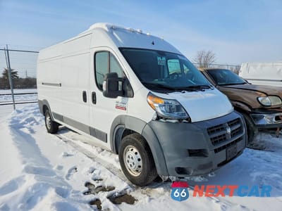 Czwarte zdjęcie samochodu z boku: 2016 RAM PROMASTER 2500 DELIVERY VAN VIN:3C6TRVDG7GE103741 - miniatura