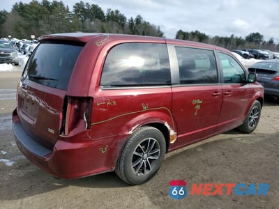Trzecie zdjęcie samochodu z tyłu: 2018 DODGE GRAND CARAVAN SE VIN:2C4RDGBG1JR220902 - miniatura