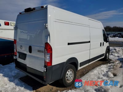 Trzecie zdjęcie samochodu z tyłu: 2023 RAM PROMASTER 3500 DELIVERY VAN VIN:3C6LRVDG3PE541303 - miniatura