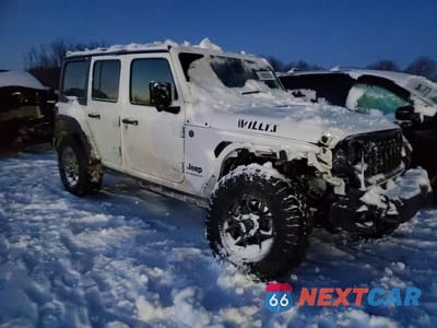 Czwarte zdjęcie samochodu z boku: 2025 JEEP WRANGLER SPORT 4XE VIN:1C4RJXN66SW595964 - miniatura
