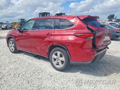 Drugie zdjęcie samochodu z przodu: 2022 TOYOTA HIGHLANDER LE VIN:5TDZZRAH1NS135417 - miniatura