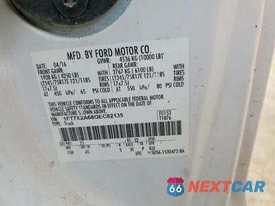 Zdjęcie 13 z 13 samochodu: 2016 FORD F250 SUPER DUTY VIN:1FT7X2A68GEC82135 - miniatura