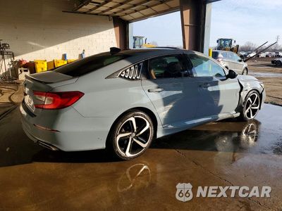 Trzecie zdjęcie samochodu z tyłu: 2022 HONDA ACCORD SPORT VIN:1HGCV2F38NA005008 - miniatura
